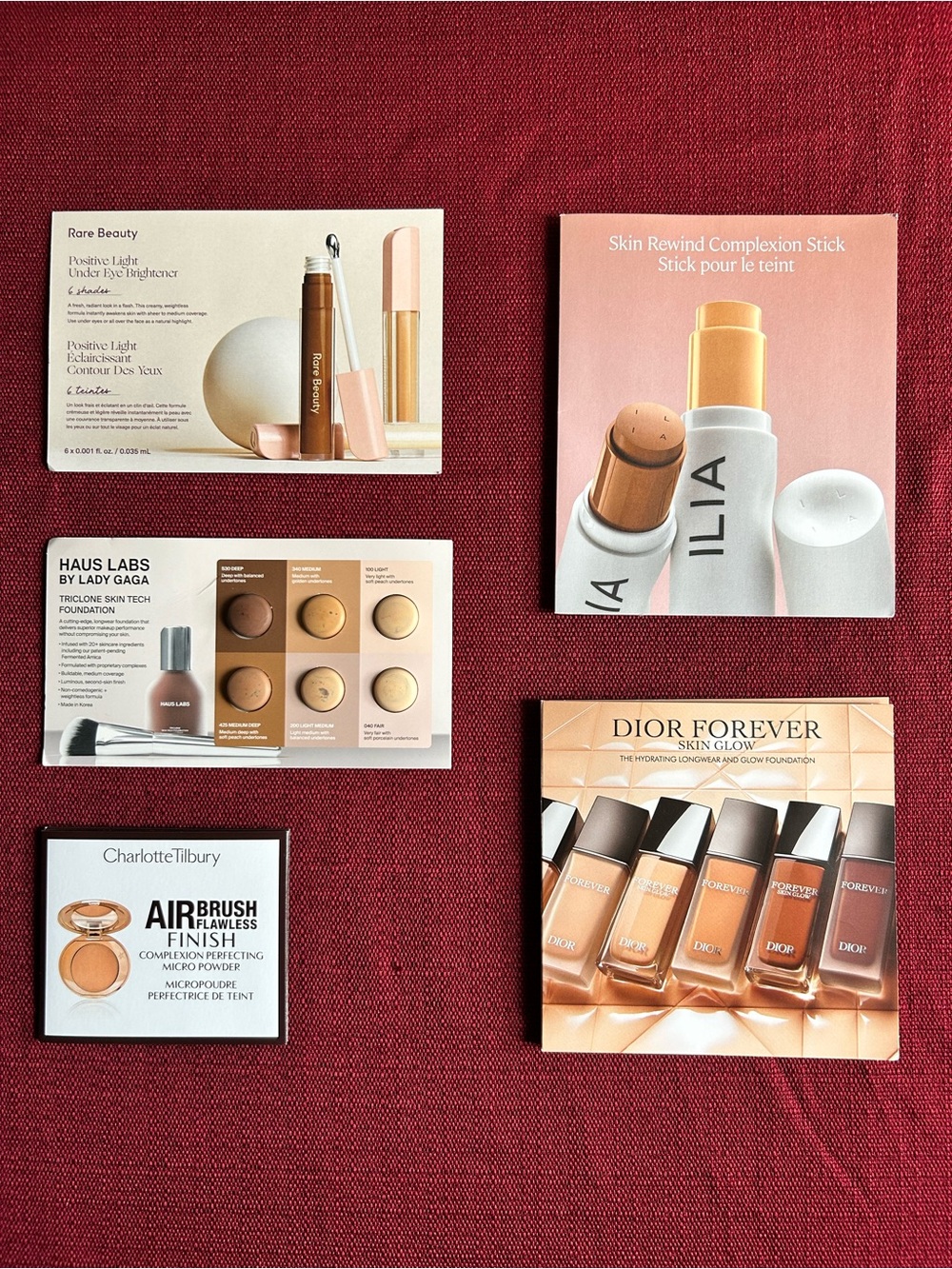 #2601 Makeup Sample Bundle (w/ single item details)